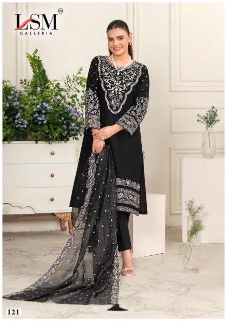 Lsm black & white vol-2 wholesale dress materials catalog